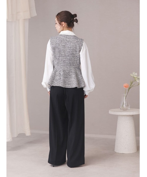 fifth(フィフス)の「パールボタンツイードジレベスト(ベスト・レディース・その他/ホワイト・M)」の20枚目の写真