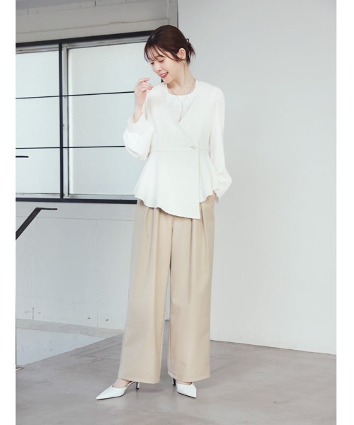 fifth(フィフス)の「パールボタンツイードジレベスト(ベスト・レディース・その他/ホワイト・M)」の6枚目の写真