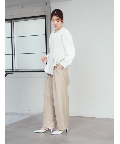 fifth(フィフス)の「パールボタンツイードジレベスト(ベスト・レディース・その他/ホワイト・M)」の7枚目の写真