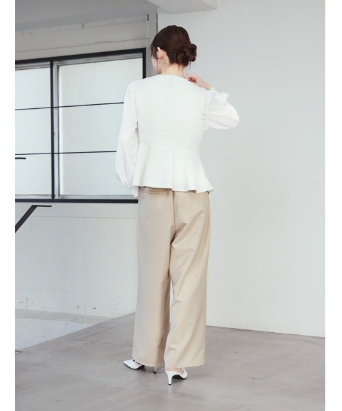 fifth(フィフス)の「パールボタンツイードジレベスト(ベスト・レディース・その他/ホワイト・M)」の8枚目の写真