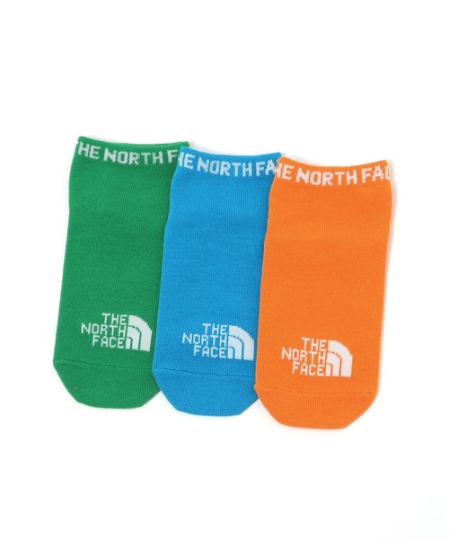 THE NORTH FACE(ザノースフェイス)の「【THE NORTH FACE(ザ・ノース・フェイス)】アンクル3Pソックス(KIDS)(ソックス/靴下・キッズ・その他3/その他1/その他2・MEDIUM/LARGE)」の1枚目の写真