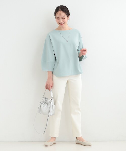 SHOO・LA・RUE（シューラルー）の「口元ギャザーミニショルダーバッグ（ショルダーバッグ・レディース・ブラック/シルバー・00）」の6枚目の写真