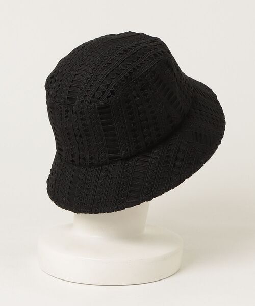 FUNALIVE（ファンアライブ）の「Floral Lace Hat レースハット（ハット・レディース・ブラック/アイボリー・FREE）」の10枚目の写真