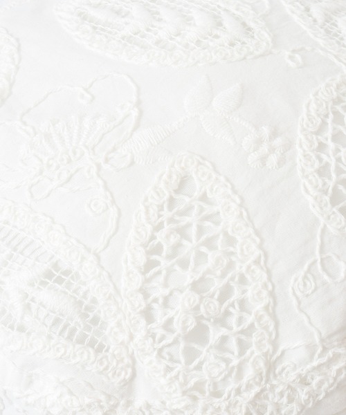 FUNALIVE（ファンアライブ）の「Floral Lace Hat レースハット（ハット・レディース・ブラック/アイボリー・FREE）」の6枚目の写真