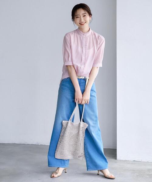 UNTITLED(アンタイトル)の「【追加/人気デニム】MAKE×DENIM WIDE(デニムパンツ・レディース・ブルー系その他/ブルー・42/50/48/04/03/02/01/00/46/44)」の8枚目の写真