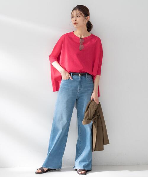 UNTITLED(アンタイトル)の「【追加/人気デニム】MAKE×DENIM WIDE(デニムパンツ・レディース・ブルー系その他/ブルー・42/50/48/04/03/02/01/00/46/44)」の10枚目の写真