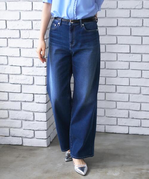 UNTITLED(アンタイトル)の「【追加/人気デニム】MAKE×DENIM WIDE(デニムパンツ・レディース・ブルー系その他/ブルー・42/50/48/04/03/02/01/00/46/44)」の14枚目の写真