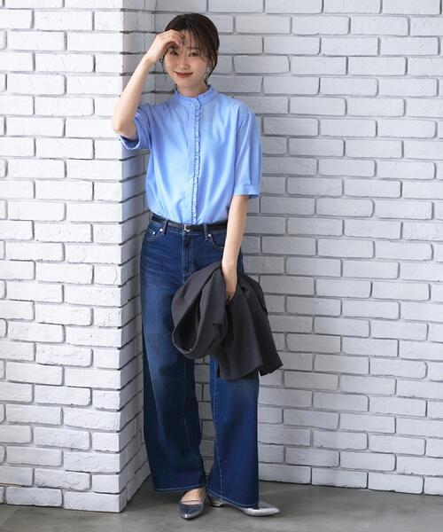 UNTITLED(アンタイトル)の「【追加/人気デニム】MAKE×DENIM WIDE(デニムパンツ・レディース・ブルー系その他/ブルー・42/50/48/04/03/02/01/00/46/44)」の16枚目の写真