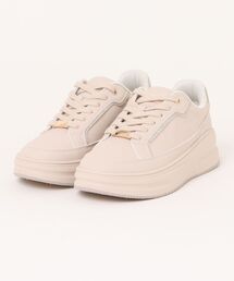 ASBee（アスビー）の「heal me ヒールミー レディース メタルパーツボリュームソールスニーカー【軽量/幅広3E/滑りにくい/高反発クッション】厚底 126203（スニーカー）」