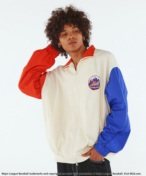 BACK TO THE FIELD(バック トゥー ザ フィールド)の「【MLB】Field Panel blouson(ブルゾン・メンズ・オフホワイト/ブルー系/チェック・FREE)」の13枚目の写真