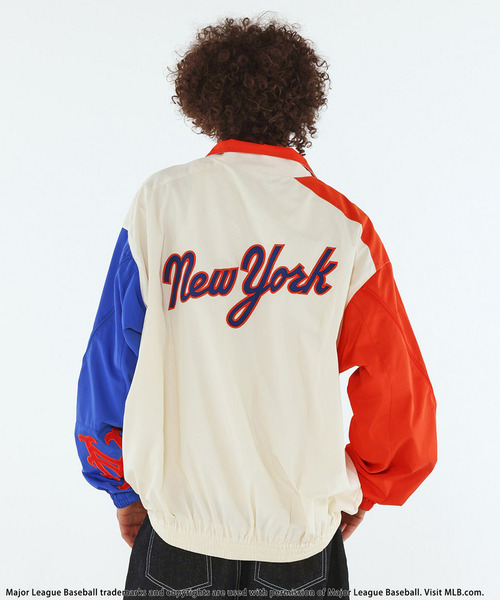 BACK TO THE FIELD(バック トゥー ザ フィールド)の「【MLB】Field Panel blouson(ブルゾン・メンズ・オフホワイト/ブルー系/チェック・FREE)」の15枚目の写真