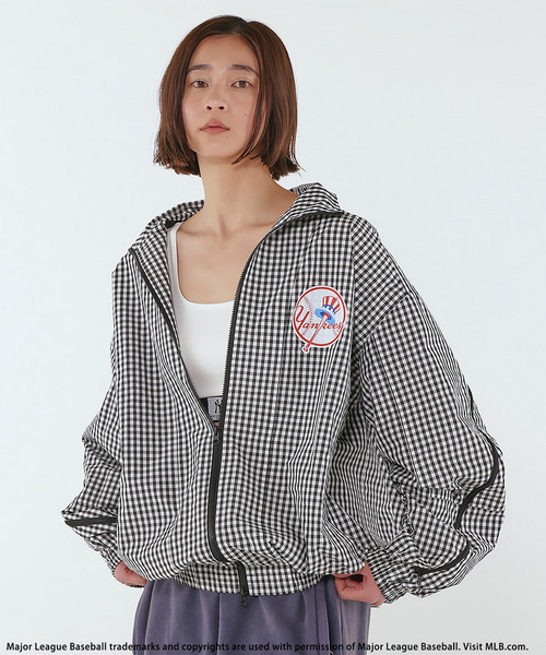 BACK TO THE FIELD(バック トゥー ザ フィールド)の「【MLB】Field Panel blouson(ブルゾン・メンズ・オフホワイト/ブルー系/チェック・FREE)」の19枚目の写真