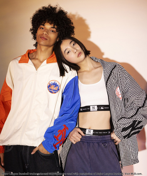 BACK TO THE FIELD(バック トゥー ザ フィールド)の「【MLB】Field Panel blouson(ブルゾン・メンズ・オフホワイト/ブルー系/チェック・FREE)」の21枚目の写真