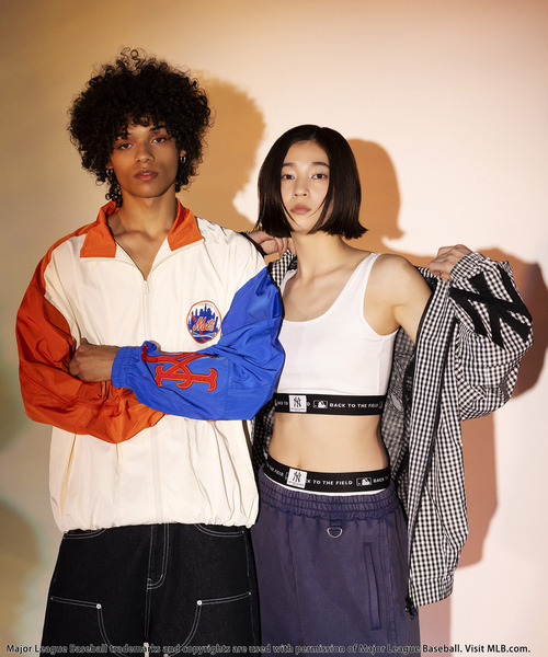 BACK TO THE FIELD(バック トゥー ザ フィールド)の「【MLB】Field Panel blouson(ブルゾン・メンズ・オフホワイト/ブルー系/チェック・FREE)」の18枚目の写真