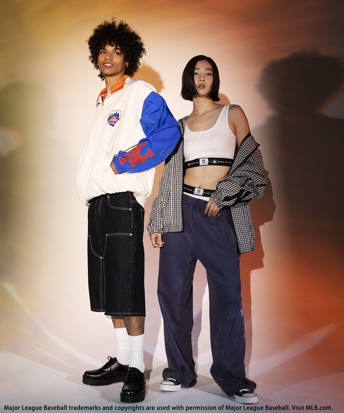 BACK TO THE FIELD(バック トゥー ザ フィールド)の「【MLB】Field Panel blouson(ブルゾン・メンズ・オフホワイト/ブルー系/チェック・FREE)」の19枚目の写真