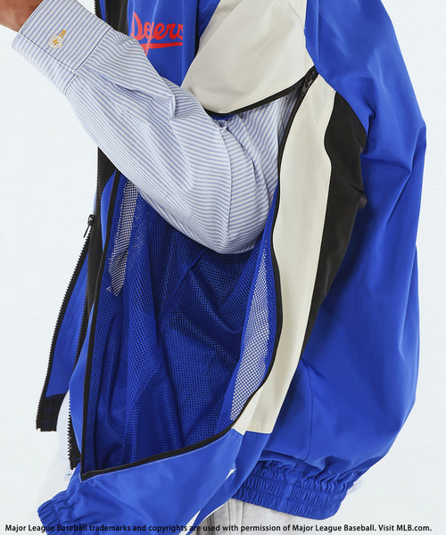 BACK TO THE FIELD(バック トゥー ザ フィールド)の「【MLB】Field Panel blouson(ブルゾン・メンズ・オフホワイト/ブルー系/チェック・FREE)」の12枚目の写真
