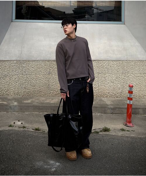 XERO（ゼロ）の「ワッフルフィンガーホールロングスリーブ [ヴィンテージグレー]（Tシャツ/カットソー・レディース・その他・LARGE/MEDIUM）」の4枚目の写真