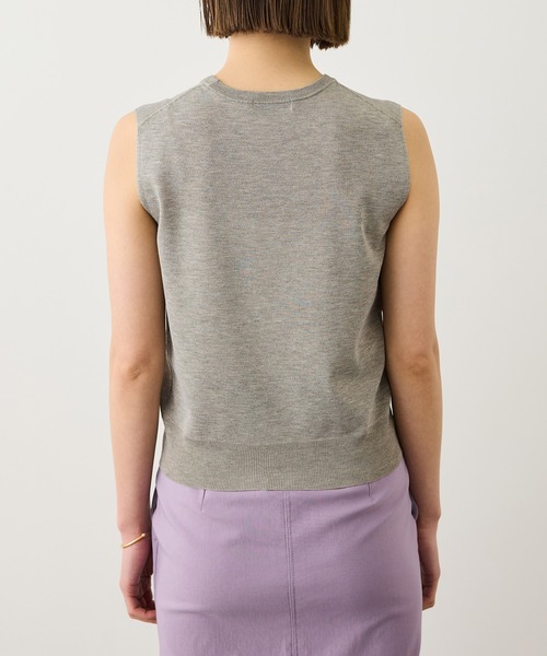 ROPE'（ロペ）の「LEVITA マルチWAYセパレートニットプルーオーバー(ケープ×タンクトップ)/接触冷感・イージーケア（Tシャツ/カットソー・レディース・ベージュ/ブラック・FREE）」の19枚目の写真