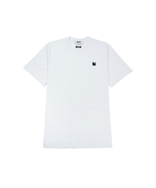 MSGM(エムエスジーエム)の「TheMwave エンブロイダリー Tシャツ(Tシャツ/カットソー・メンズ・ブラック/ホワイト/ローズ・L/XL/M/S)」の2枚目の写真