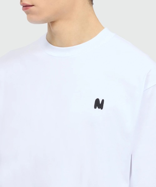 MSGM(エムエスジーエム)の「TheMwave エンブロイダリー Tシャツ(Tシャツ/カットソー・メンズ・ブラック/ホワイト/ローズ・L/XL/M/S)」の14枚目の写真