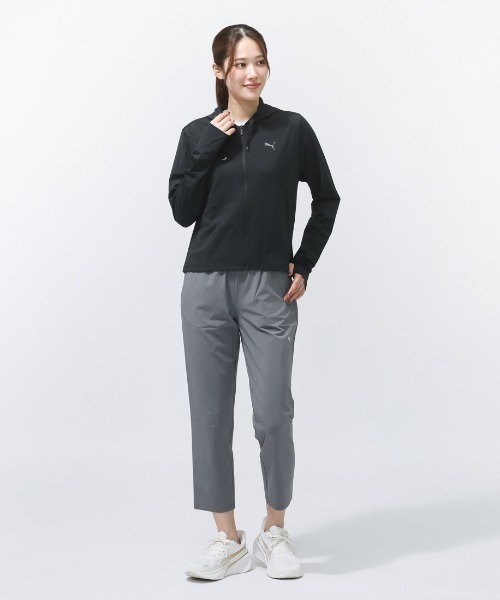 PUMA（プーマ）の「プーマ PUMA ESS ELEVATED クール FZ HD（パーカー・レディース・サックスブルー/ブラック・M/L）」の6枚目の写真