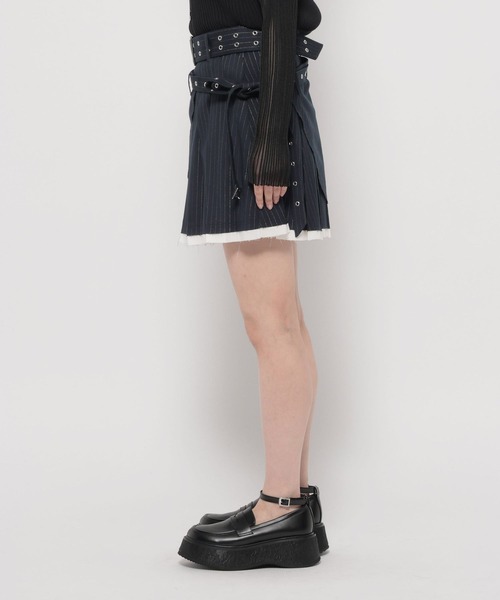 HARE（ハレ）の「【NANA×HARE】カットオフデザインミニスカート（スカート・レディース・ブラック/ネイビー・FREE）」の19枚目の写真