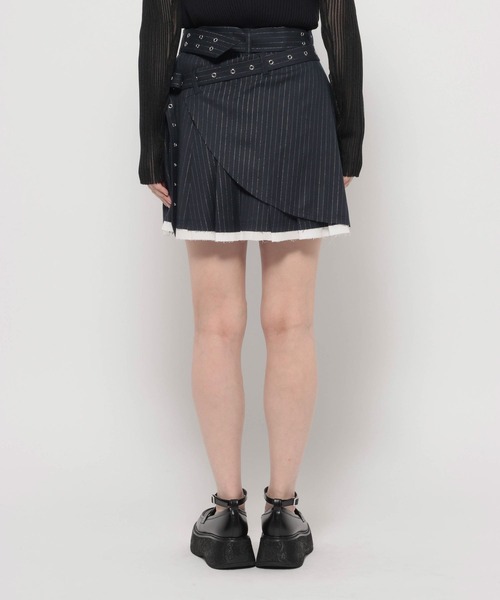 HARE（ハレ）の「【NANA×HARE】カットオフデザインミニスカート（スカート・レディース・ブラック/ネイビー・FREE）」の20枚目の写真