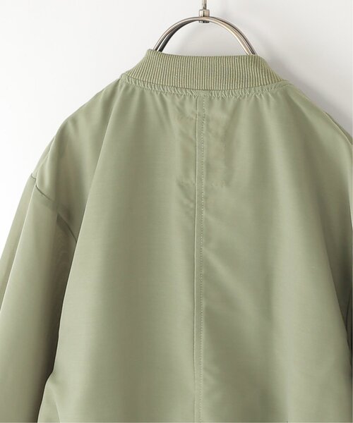 ikka（イッカ）の「【親子コーデ】シアーリブブルゾン（110~160cm）（ブルゾン・キッズ・ライトグリーン/ベージュ・L/M/S/XL/XS）」の14枚目の写真