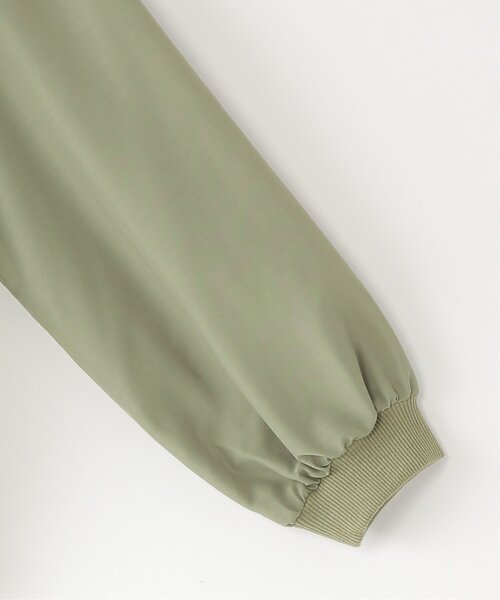 ikka（イッカ）の「【親子コーデ】シアーリブブルゾン（110~160cm）（ブルゾン・キッズ・ライトグリーン/ベージュ・L/M/S/XL/XS）」の15枚目の写真