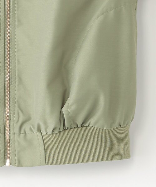 ikka（イッカ）の「【親子コーデ】シアーリブブルゾン（110~160cm）（ブルゾン・キッズ・ライトグリーン/ベージュ・L/M/S/XL/XS）」の16枚目の写真