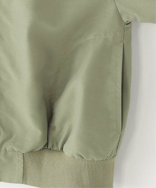 ikka（イッカ）の「【親子コーデ】シアーリブブルゾン（110~160cm）（ブルゾン・キッズ・ライトグリーン/ベージュ・L/M/S/XL/XS）」の17枚目の写真