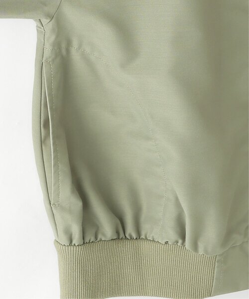 ikka（イッカ）の「【親子コーデ】シアーリブブルゾン（110~160cm）（ブルゾン・キッズ・ライトグリーン/ベージュ・L/M/S/XL/XS）」の18枚目の写真