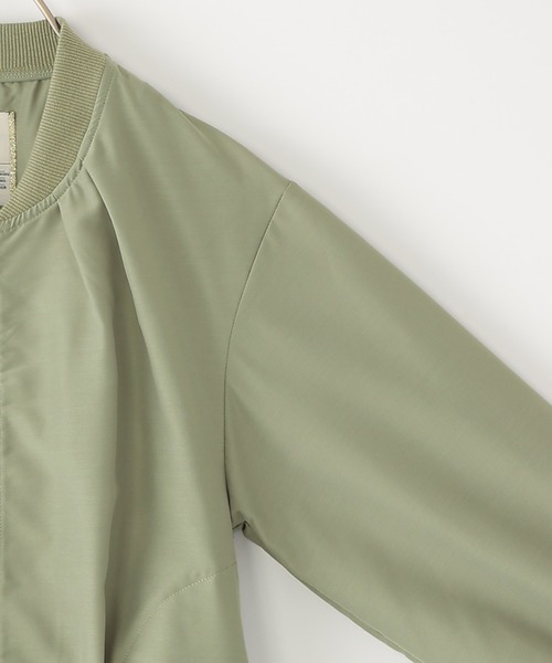 ikka（イッカ）の「【親子コーデ】シアーリブブルゾン（110~160cm）（ブルゾン・キッズ・ライトグリーン/ベージュ・L/M/S/XL/XS）」の22枚目の写真