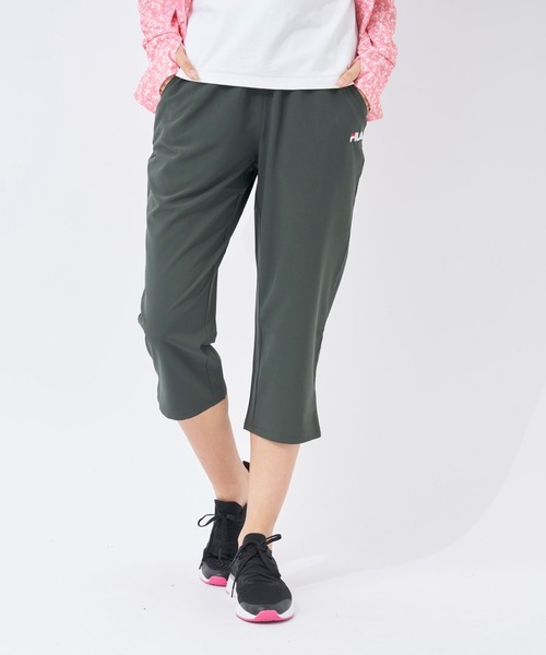 FILA(フィラ)の「アクティブ ストレッチパンツ(その他パンツ・レディース・ブラック/カーキ/ダークベージュ/ネイビー/パープル・LARGE/X-LARGE/MEDIUM)」の4枚目の写真