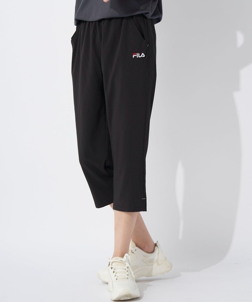 FILA(フィラ)の「アクティブ ストレッチパンツ(その他パンツ・レディース・ブラック/カーキ/ダークベージュ/ネイビー/パープル・LARGE/X-LARGE/MEDIUM)」の2枚目の写真