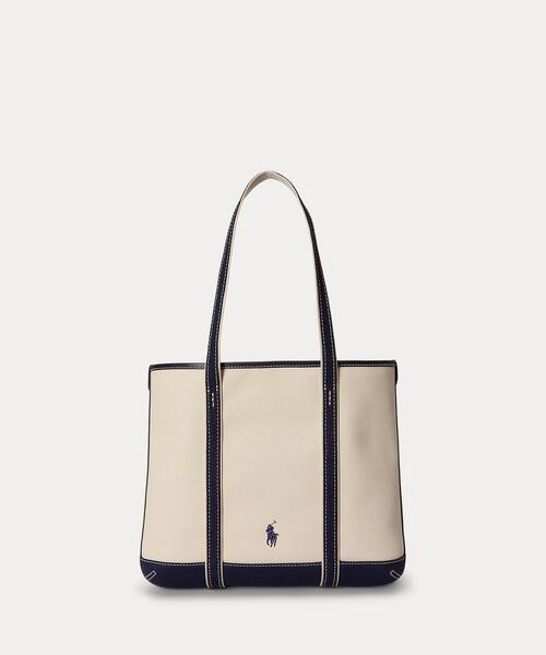 ポロラルフローレン　Polo ベア キャンバス スモール ショッパー トート Polo ベア キャンバス スモール ショッパー トート（トートバッグ