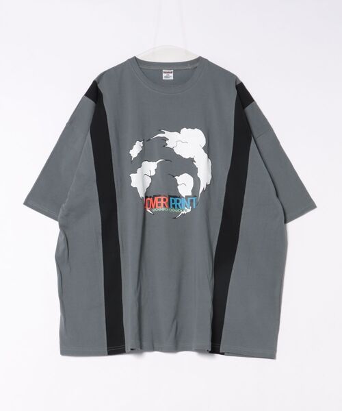 over print(オーバープリント)の「overprint/オーバープリント/Cloud Tee(Tシャツ/カットソー・レディース・チャコールグレー・2XL/L)」の1枚目の写真