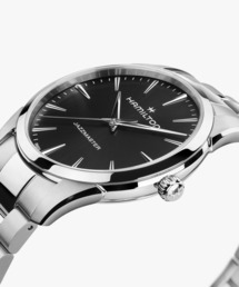 HAMILTON（ハミルトン）の「HAMILTON [ハミルトン] 腕時計 Jazzmaster （ジャズマスター）  クオーツ 40MM ブラック×シルバー（アナログ腕時計）」