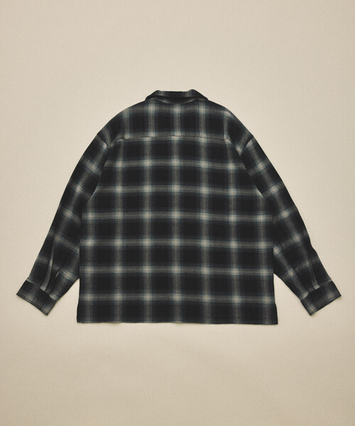 FREAK'S STORE(フリークスストア)の「先染めオンブレチェック シアーシャツ/リラックスフィット(シャツ/ブラウス・メンズ・ブラウン/ブラック/オリーブ・MEDIUM/LARGE)」の12枚目の写真