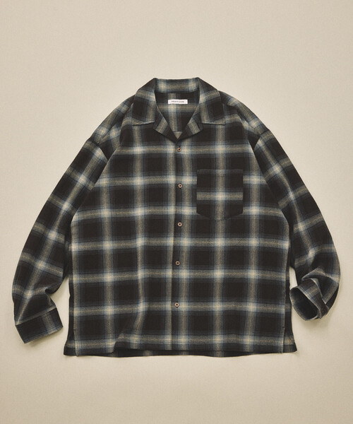 FREAK'S STORE(フリークスストア)の「先染めオンブレチェック シアーシャツ/リラックスフィット(シャツ/ブラウス・メンズ・ブラウン/ブラック/オリーブ・MEDIUM/LARGE)」の13枚目の写真