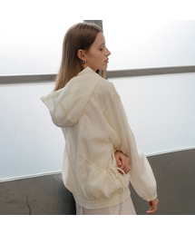 TILL I DIE（ティルアイダイ）の「Sheer hooded wind breaker [TISP06JP01]_Ivory（その他アウター）」
