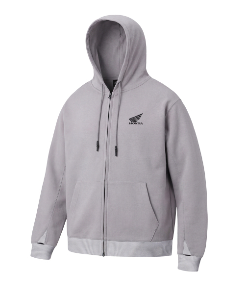 PHYPS MOTORCYCLE(フィップスモーターサイクル)の「H-Tech Grid Mix Hoodie Zip-Up Light Gray(パーカー・レディース・その他・SMALL/MEDIUM/LARGE/X-LARGE)」の1枚目の写真