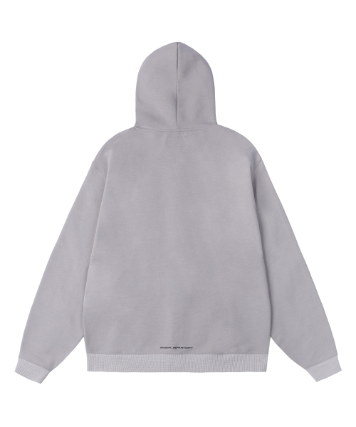 PHYPS MOTORCYCLE(フィップスモーターサイクル)の「H-Tech Grid Mix Hoodie Zip-Up Light Gray(パーカー・レディース・その他・SMALL/MEDIUM/LARGE/X-LARGE)」の3枚目の写真