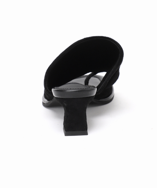 Spick & Span(スピックアンドスパン)の「Spick & Span スエードサンダル(サンダル・レディース・ベージュ系その他/ブラック・38/37/36)」の5枚目の写真