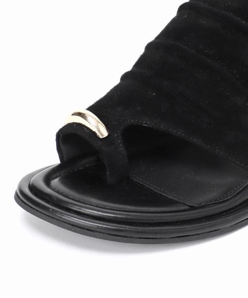 Spick & Span(スピックアンドスパン)の「Spick & Span スエードサンダル(サンダル・レディース・ベージュ系その他/ブラック・38/37/36)」の10枚目の写真