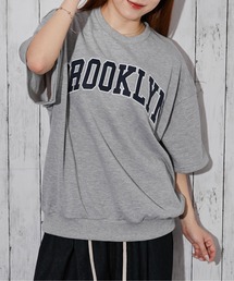 《BROOKLYNカレッジロゴ》トレーナー／ストリート／春秋冬／全3色