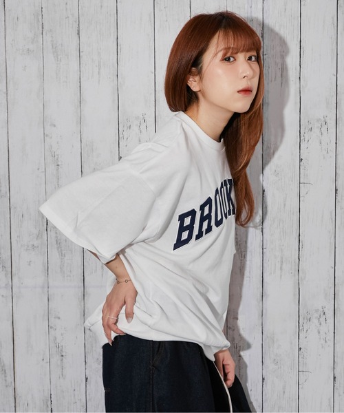 GORGE(ゴージ)の「《BROOKLYNカレッジロゴ》トレーナー/ストリート/春秋冬/全3色(スウェット・レディース・ネイビー/グレー/オフホワイト・F)」の19枚目の写真