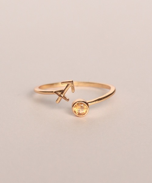 a cote（アコテ）の「silver925 星座モチーフ ハグリング（リング・レディース・バーガンディー/グリーン/ホワイト/レッド/ピンク/パープル/イエロー/ラベンダー/ライトブルー/オリーブ/クリア/ブルー・#9/#11/#13/#15）」の9枚目の写真