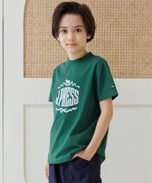 J.PRESS（ジェイプレス）の「【90-130cm】 50/2天竺ロゴＴシャツ（Tシャツ/カットソー）」