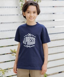 J.PRESS（ジェイプレス）の「【90-130cm】 50/2天竺ロゴＴシャツ（Tシャツ/カットソー）」